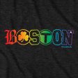 Boston Townie Pride Rainbow T-Shirt Discount