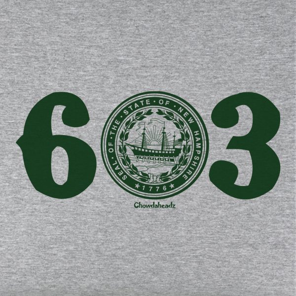 603 New Hampshire Seal Youth T-Shirt Online Hot Sale