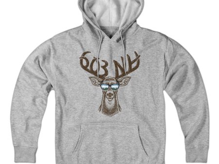 Cool New Hampshire Deer Hoodie on Sale