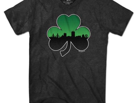 Boston Shamrock Skyline T-Shirt Online now