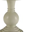 26  White Solid And Manufactured Wood Round End Table For Sale