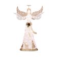 5 Feet Pre-lit 3D Glittered Christmas Angel with 100 Warm White Lights Sale