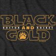 Black & Gold Boston Darkside T-Shirt Online Sale