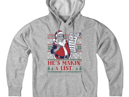 Belichick Is Coming To Town Holiday Hoodie Supply