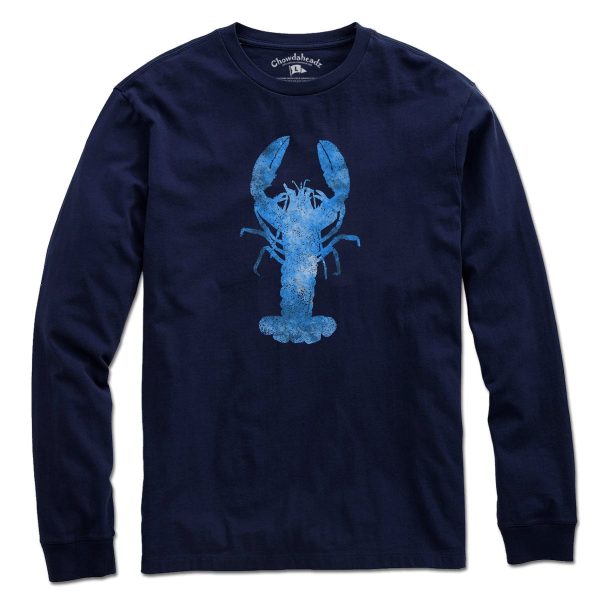 Blue Lobster Watercolor T-Shirt Online Sale