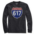 Boston 617 Highway Sign T-Shirt on Sale