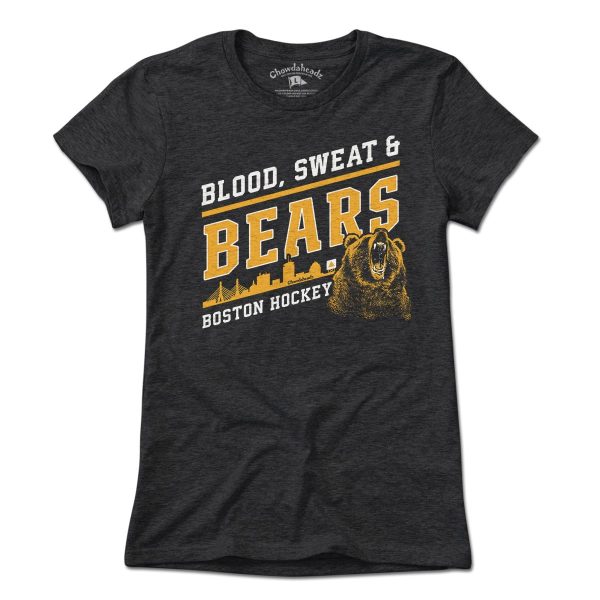 Blood Sweat & Bears Boston Hockey T-Shirt Sale