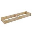 Wooden Raised Garden Bed Outdoor for Vegetables Flowers Fruit Sale