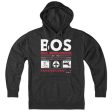 BOS Airport Code Hoodie Discount