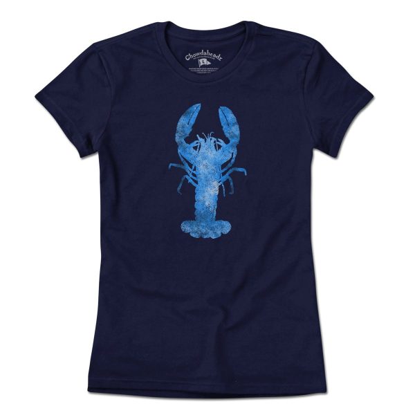 Blue Lobster Watercolor T-Shirt Online Sale