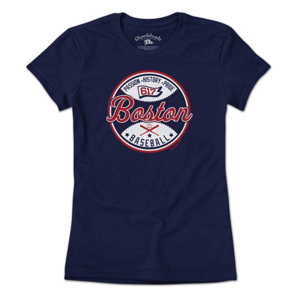 Boston Baseball Passion History Pride T-Shirt For Cheap