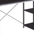 47  Black and Silver Computer Desk Discount