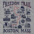 Boston Freedom Trail Sites T-Shirt Hot on Sale