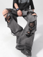 [FLAT ROOM] Ripped Beggar Jeans FL67 Online