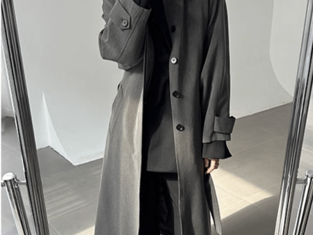 [COLN]  The lushness long trench coat na770 Online now