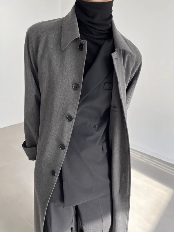 [COLN]  The lushness long trench coat na770 Online now