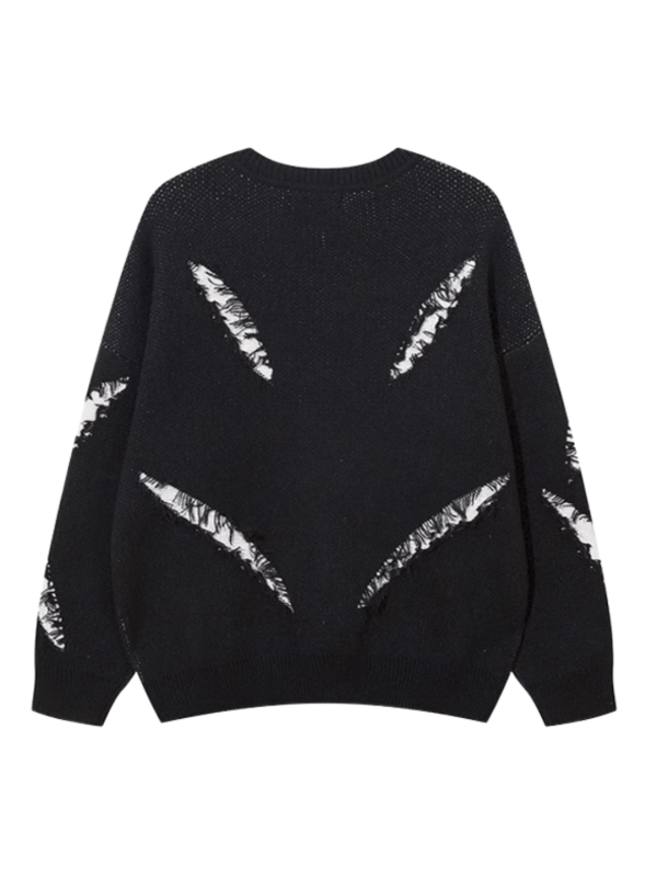 [XPKAEAX] hole design loose sweater na900 Online