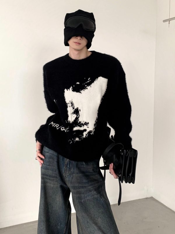 [AutumnWind] high street mohair lazy wind knit na813 Hot on Sale