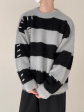 [DAZIONSED] Patch design mohair knit sweater na772 on Sale