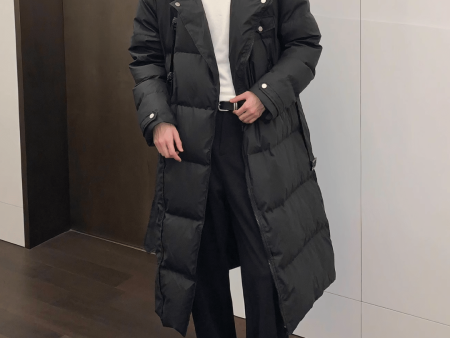 [CUIBUJU] over-the-knee thickened cotton coat down jacket na753 Online