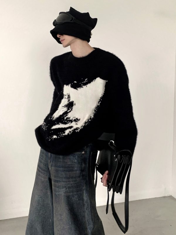 [AutumnWind] high street mohair lazy wind knit na813 Hot on Sale