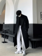 [MRCYC] Loose Black Coat na727 Online Sale