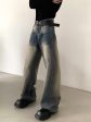 [AutumnWind] Vintage Washed Blue Jeans na966 Hot on Sale