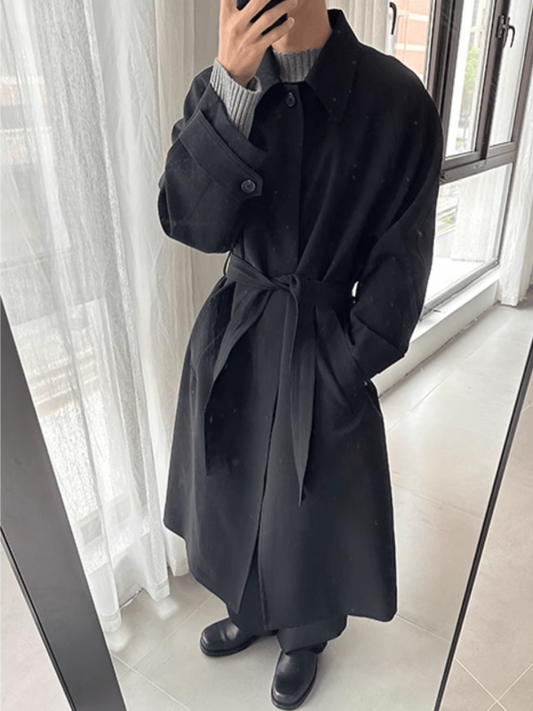 [COLN]  The lushness long trench coat na770 Online now